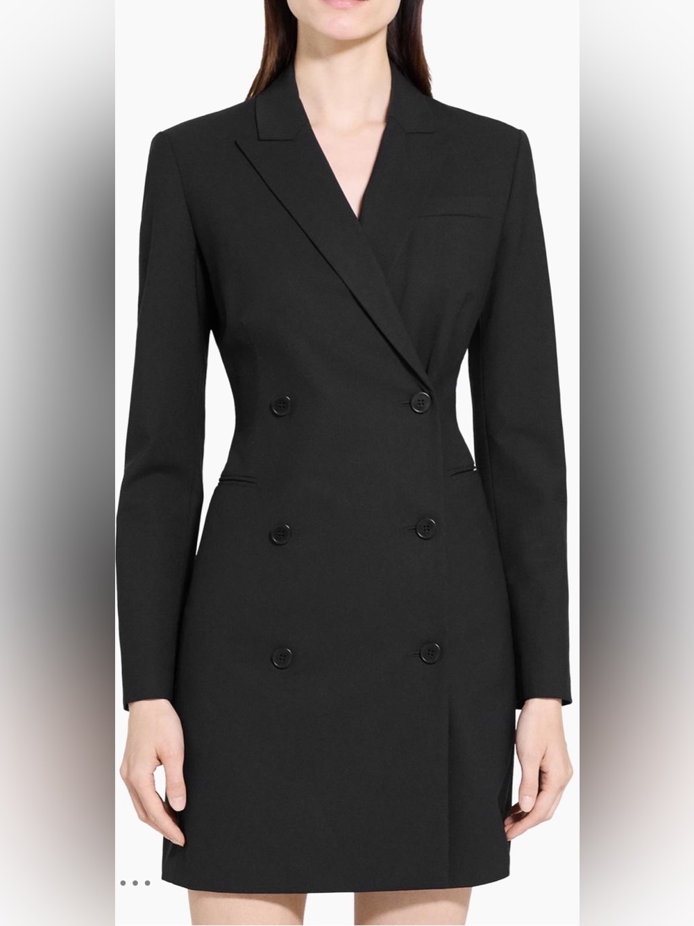 Theory Black Wool Sheath Dress – NWT - Size 2